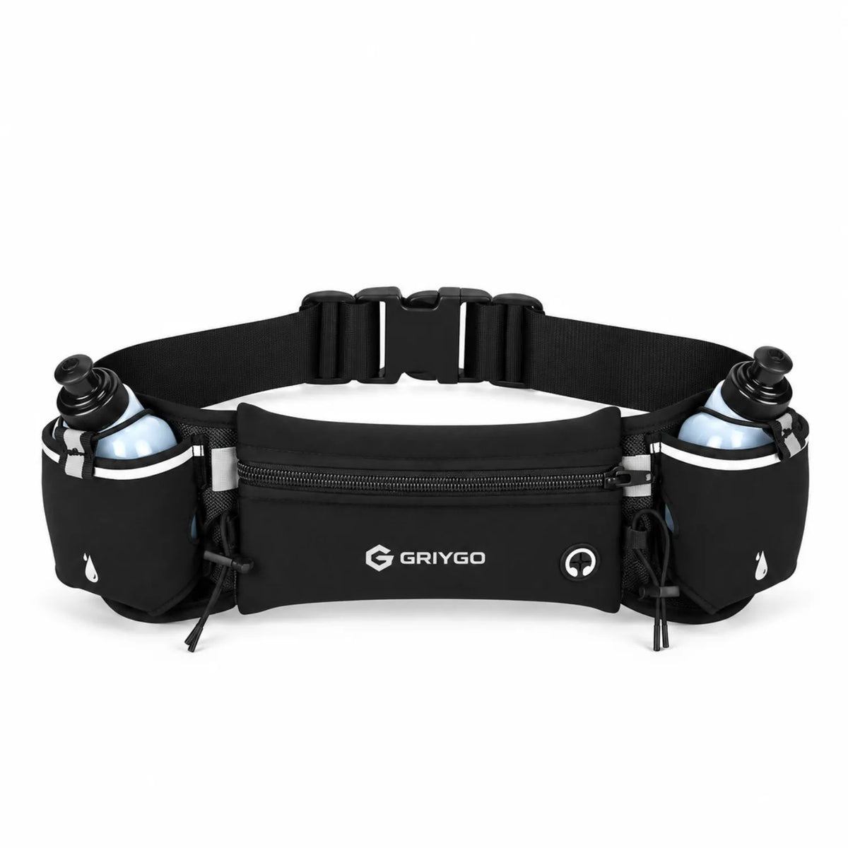Cinto de Hidratação para Corrida com 2 Porta-Garrafas — GRIYGO