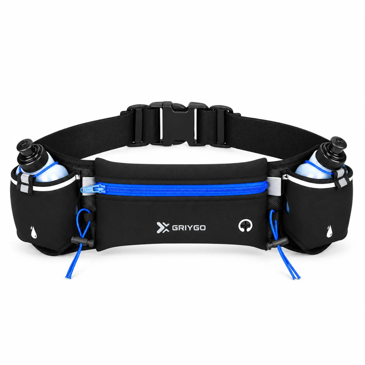 Cinto de Hidratação para Corrida com 2 Porta-Garrafas — GRIYGO