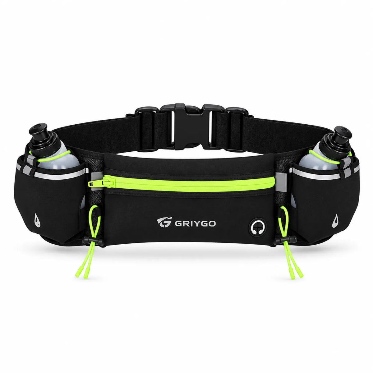 Cinto de Hidratação para Corrida com 2 Porta-Garrafas — GRIYGO