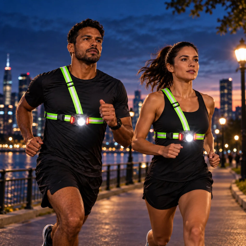Colete Refletivo com Luz LED para Corrida GRIYGO