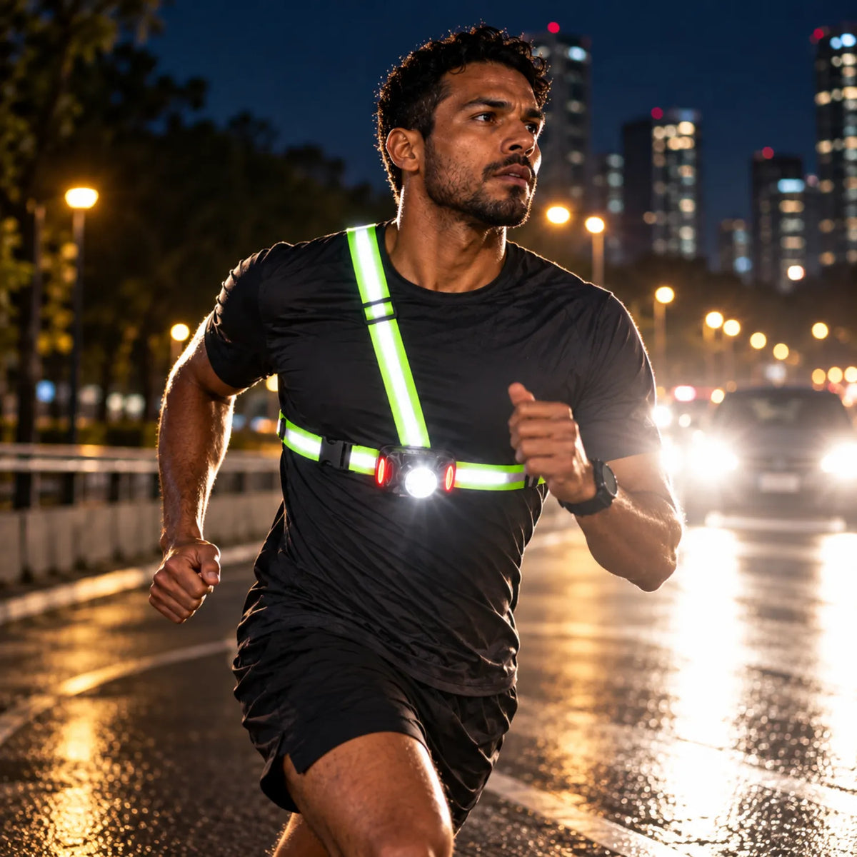 Colete Refletivo com Luz LED para Corrida GRIYGO