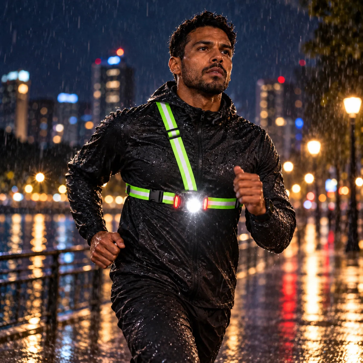 Colete Refletivo com Luz LED para Corrida GRIYGO