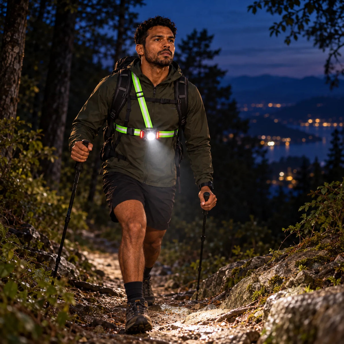 Colete Refletivo com Luz LED para Corrida GRIYGO