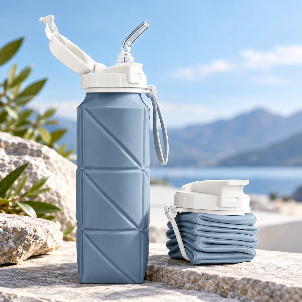 Garrafa Dobrável de Silicone GRIYGO 620ml
