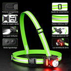 Colete Refletivo com Luz LED para Corrida GRIYGO
