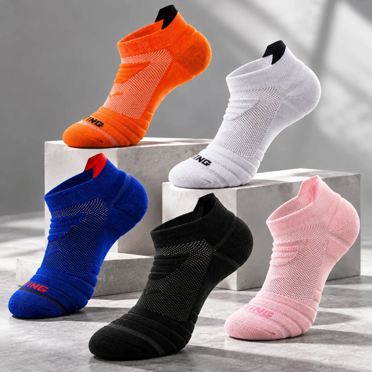 Meia Esportiva Acolchoada de Cano Alto para Corrida e Caminhada Anti Bolha — GRIYGO