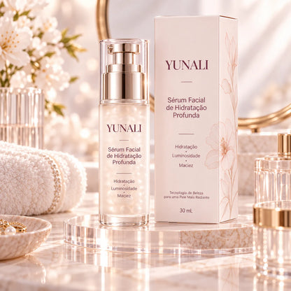 Sérum Facial YUNALI — Hidratação Profunda, Maciez e Glow