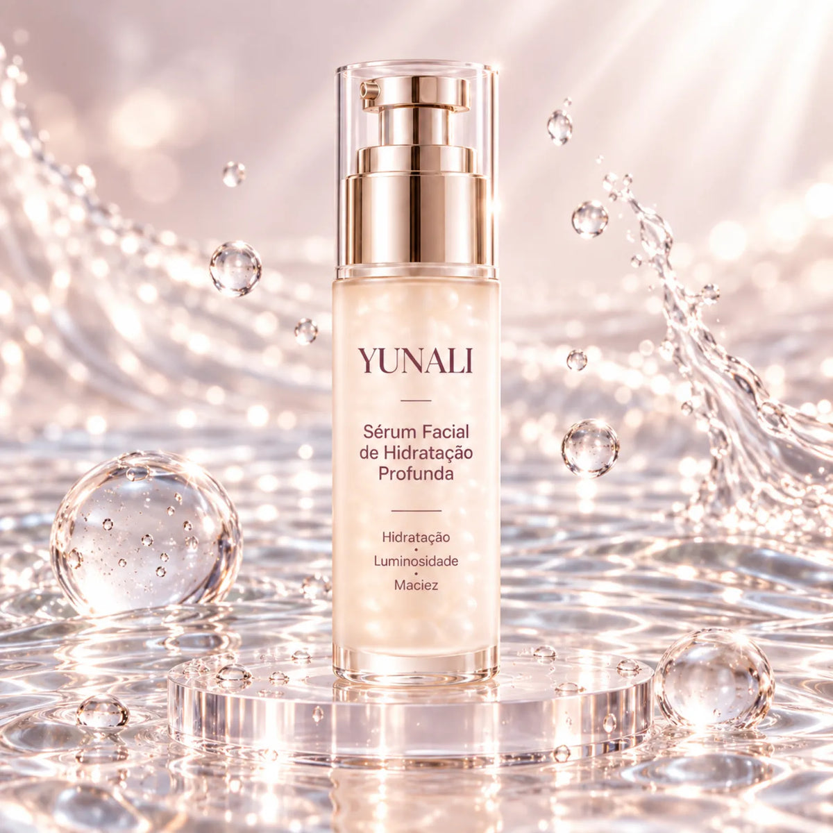 Sérum Facial YUNALI — Hidratação Profunda, Maciez e Glow