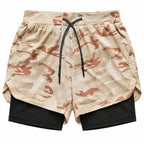 Short Masculino de Corrida 2 em 1 com Bermuda Interna e Bolso para Celular — GRIYGO