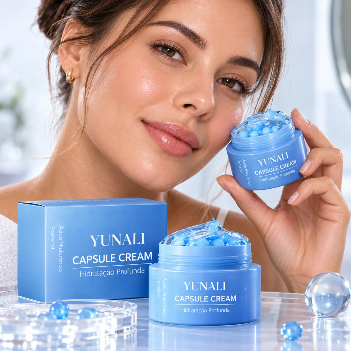 YUNALI Capsule Cream — Hidratação Profunda
