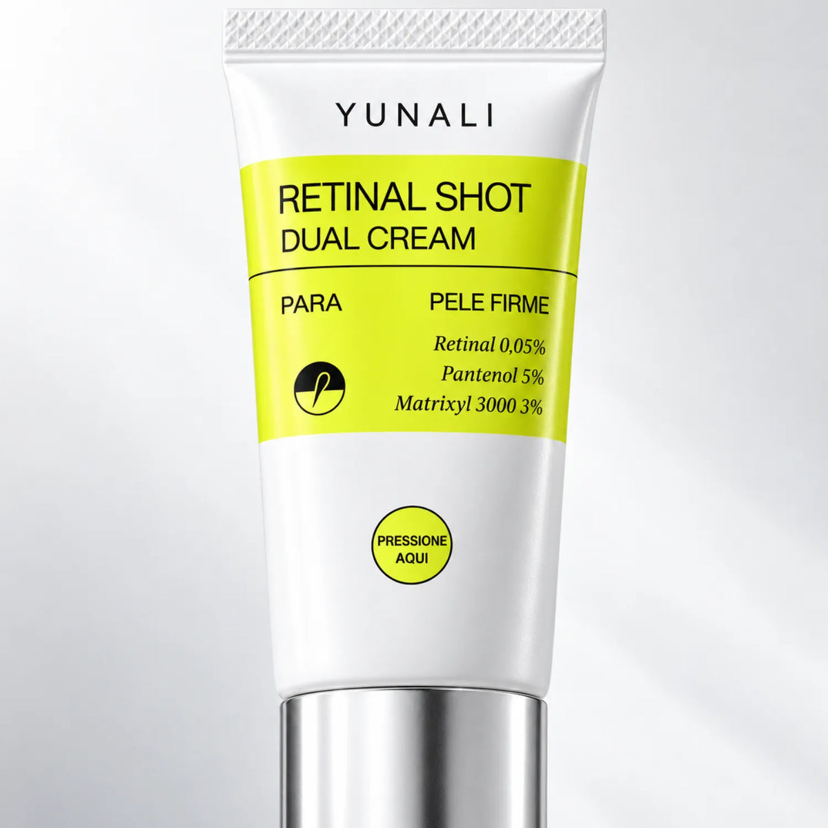 YUNALI Retinal Shot Dual Cream — Creme Facial Noturno com Retinal, Matrixyl e Pantenol