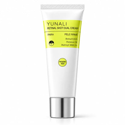 YUNALI Retinal Shot Dual Cream — Creme Facial Noturno com Retinal, Matrixyl e Pantenol